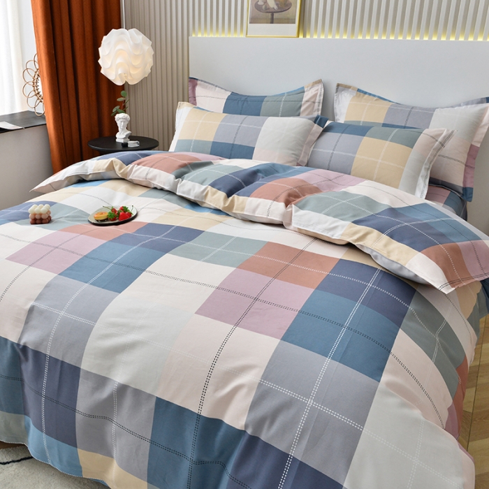 91家纺网 家纺一手货源 找家纺 登登家纺 2025新款全棉13070四件套 经典格调