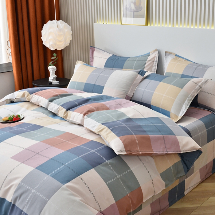 91家纺网 家纺一手货源 找家纺 登登家纺 2025新款全棉13070四件套 经典格调