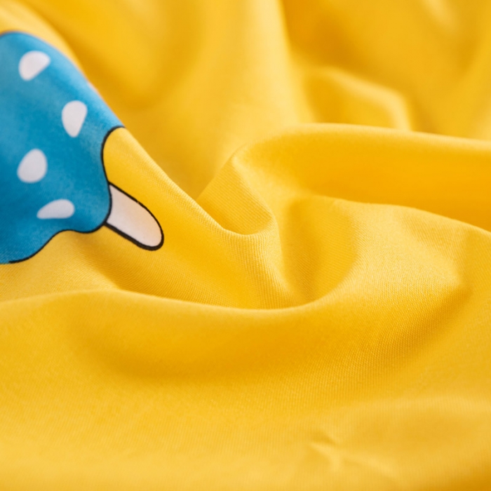 91家纺网 家纺一手货源 找家纺 登登家纺 2025新款全棉13070四件套 蘑菇点点