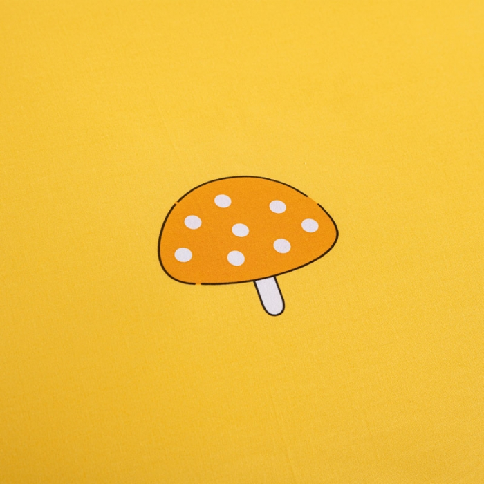 91家纺网 家纺一手货源 找家纺 登登家纺 2025新款全棉13070四件套 蘑菇点点