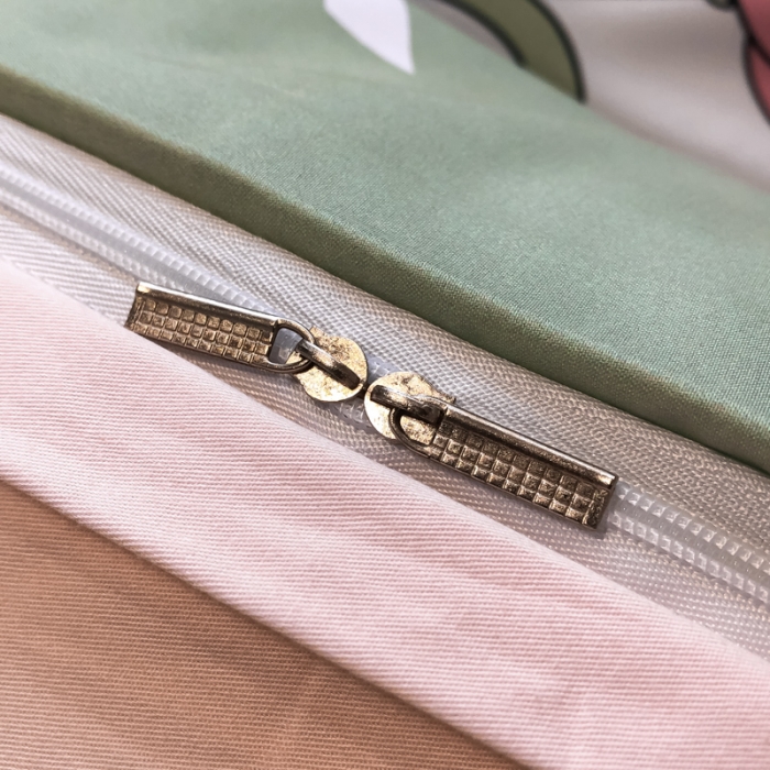 91家纺网 家纺一手货源 找家纺 花沐 2025新款轻奢潮牌亲肤棉纯棉四件套 粉色郁金香