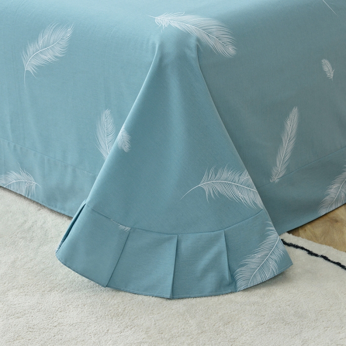 91家纺网 家纺一手货源 找家纺 登登家纺 2025新款全棉13070四件套 飘羽