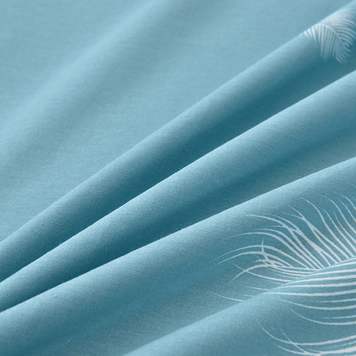 91家纺网 家纺一手货源 找家纺 登登家纺 2025新款全棉13070四件套 飘羽