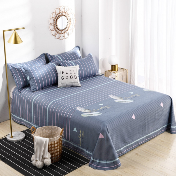 91家纺网 家纺一手货源 找家纺 登登家纺 2025新款全棉13070四件套 千羽千寻