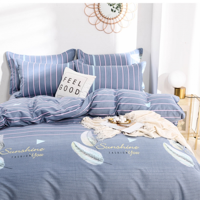 91家纺网 家纺一手货源 找家纺 登登家纺 2025新款全棉13070四件套 千羽千寻