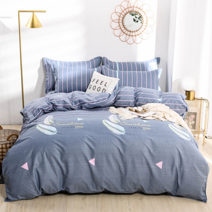 91家纺网 家纺一手货源 找家纺 登登家纺 2025新款全棉13070四件套 千羽千寻