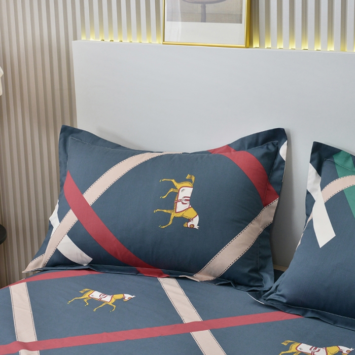 91家纺网 家纺一手货源 找家纺 登登家纺 2025新款全棉13070四件套 轻奢生活