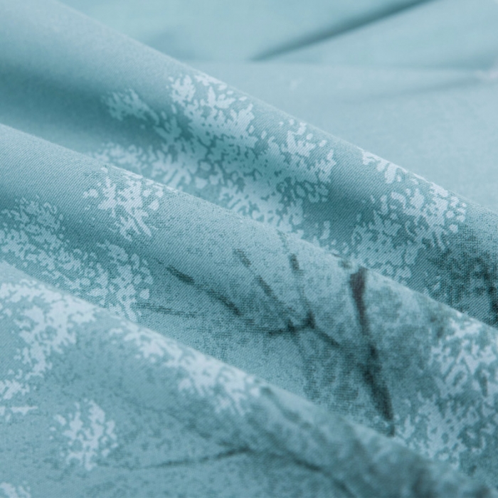 91家纺网 家纺一手货源 找家纺 登登家纺 2025新款全棉13070四件套 生如夏花-蓝