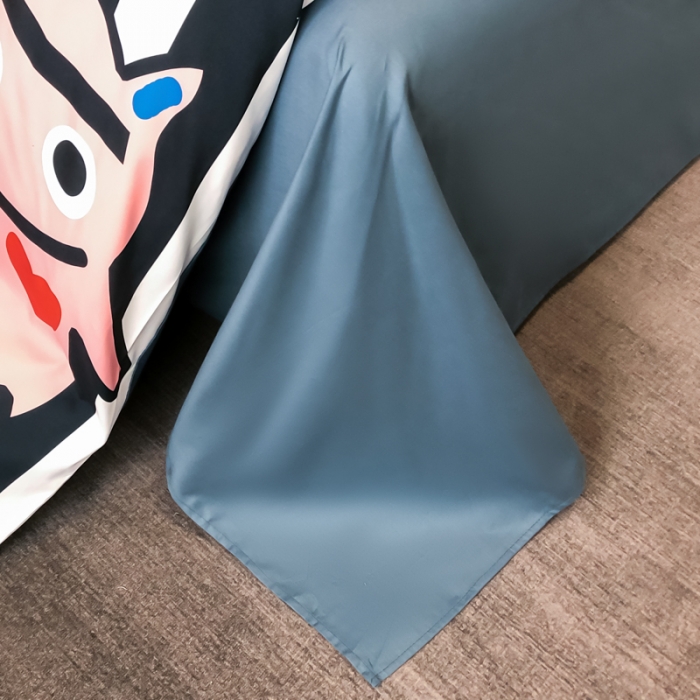 91家纺网 家纺一手货源 找家纺 花沐 2025新款轻奢潮牌亲肤棉纯棉四件套 轻奢萌宠乐园