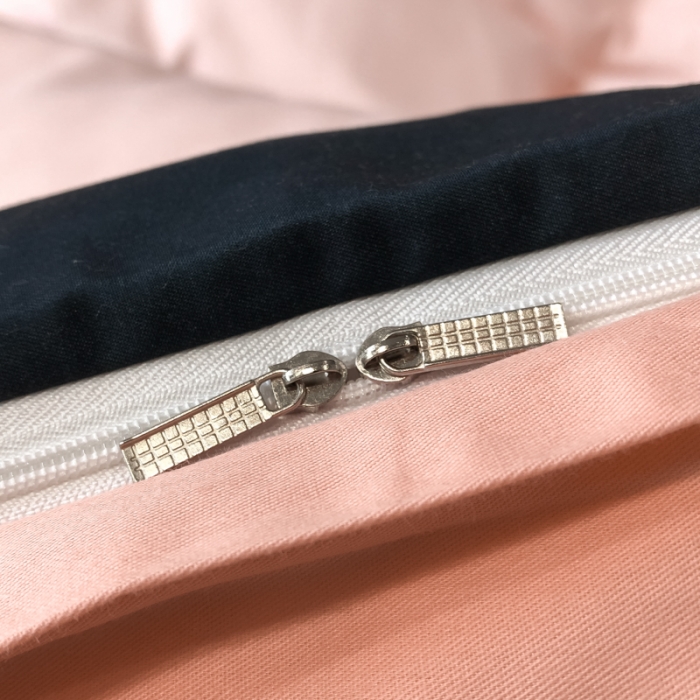 91家纺网 家纺一手货源 找家纺 花沐 2025新款轻奢潮牌亲肤棉纯棉四件套 小香风粉色