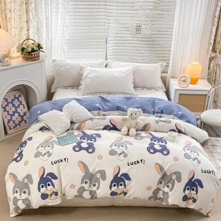 91家纺网 家纺一手货源 找家纺 （总）朵安家纺 2024新款12868全棉单被套系列