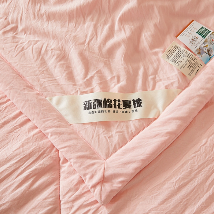 91家纺网 家纺一手货源 找家纺 千百笠 新疆纯棉花宽边绣花款全棉水洗棉夏凉被空调被薄款春秋被 贵族玉