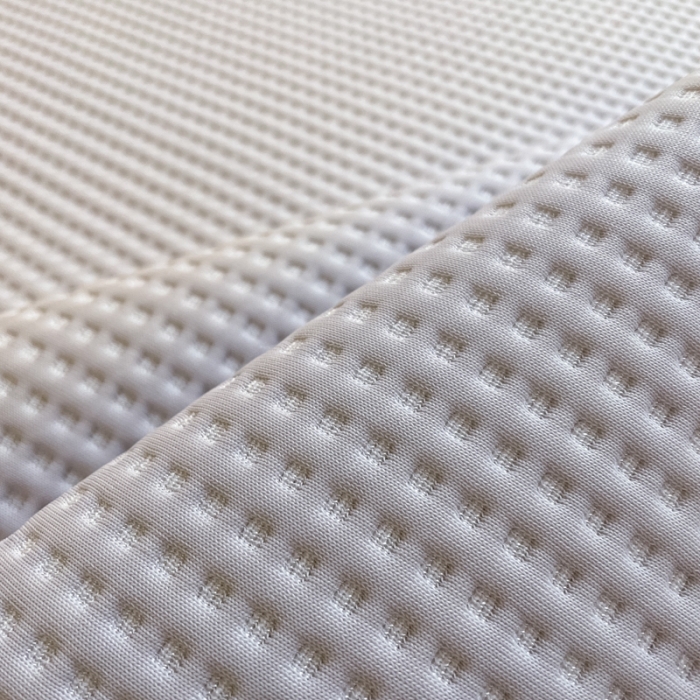 91家纺网 家纺一手货源 找家纺 川悦生活2023新款雪纺极速凉感凉豆豆床裙凉席三件套 贝昔-奶灰色