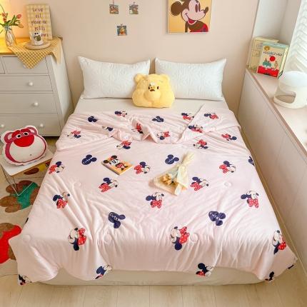 91家纺网 家纺一手货源 找家纺 （总）大彩家居 2023新款迪士尼A类针织棉夏凉被