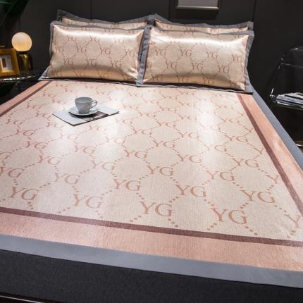 91家纺网 家纺一手货源 找家纺 （总）印季 2025新款宽包边数码印花卡通冰丝席