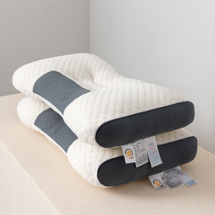 枕头枕芯家用抗菌护颈椎助睡眠专用单人一对装按摩枕不变形不塌陷