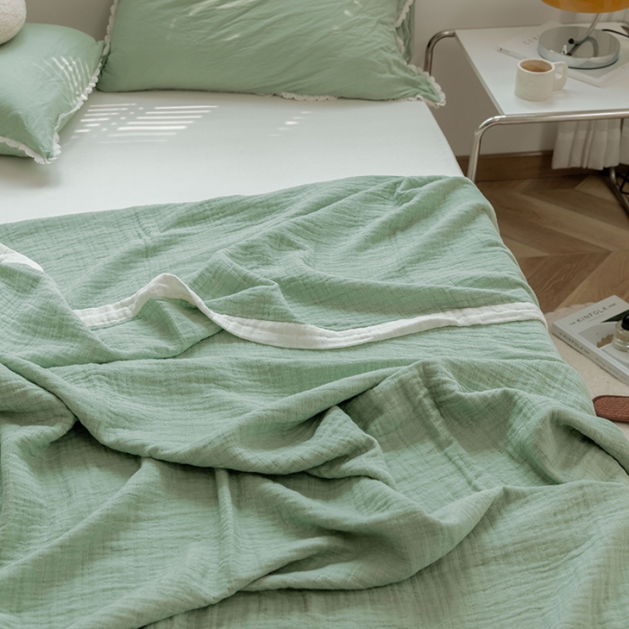 91家纺网 家纺一手货源 找家纺 总雯雨家纺2023新款A类全棉纱布毛巾被