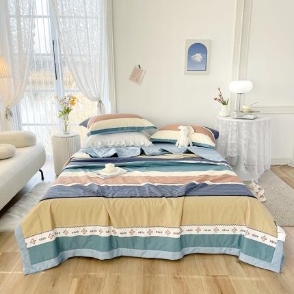 91家纺网 家纺一手货源 找家纺 仟网汇  2023新款全棉新疆棉花夏凉被 蒙迪欧