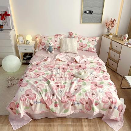 91家纺网 家纺一手货源 找家纺 （总）仟网汇  2023新款全棉新疆棉花夏凉被