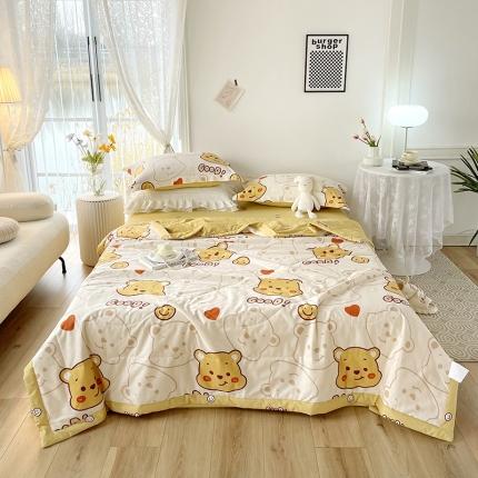 仟网汇  2023新款全棉新疆棉花夏凉被 欢乐萌熊