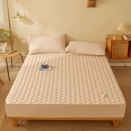 91家纺网 家纺一手货源 找家纺 （总）富之航夹棉床笠三件套加厚透气床罩套宿舍床垫套防尘罩全包