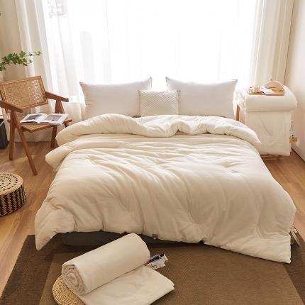 91家纺网 家纺一手货源 找家纺 （总）蓝庭 2023 A类原棉提花不染大豆被冬被被芯春秋被夏被子母被