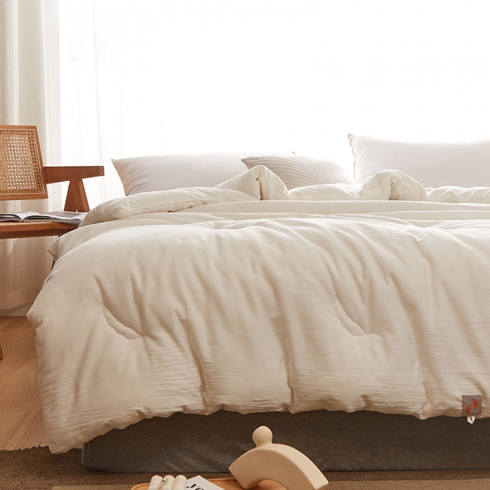 91家纺网 家纺一手货源 找家纺 （总）蓝庭 2023 A类原棉提花不染大豆被冬被被芯春秋被夏被子母被