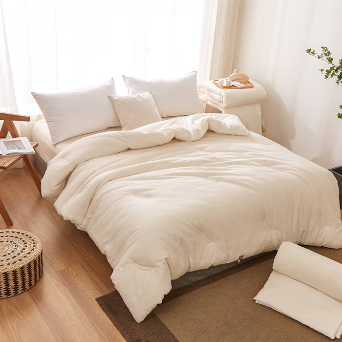 91家纺网 家纺一手货源 找家纺 （总）蓝庭 2023 A类原棉提花不染大豆被冬被被芯春秋被夏被子母被