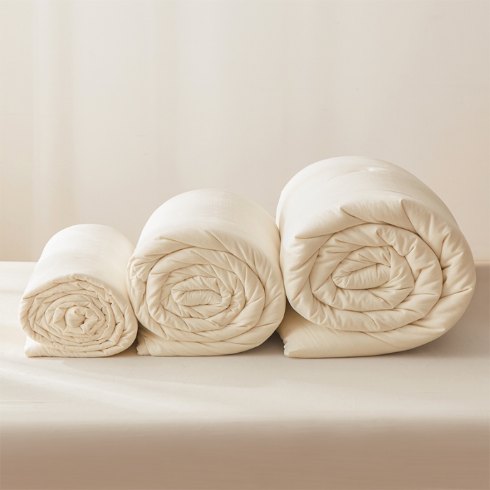 91家纺网 家纺一手货源 找家纺 （总）蓝庭 2023 A类原棉提花不染大豆被冬被被芯春秋被夏被子母被