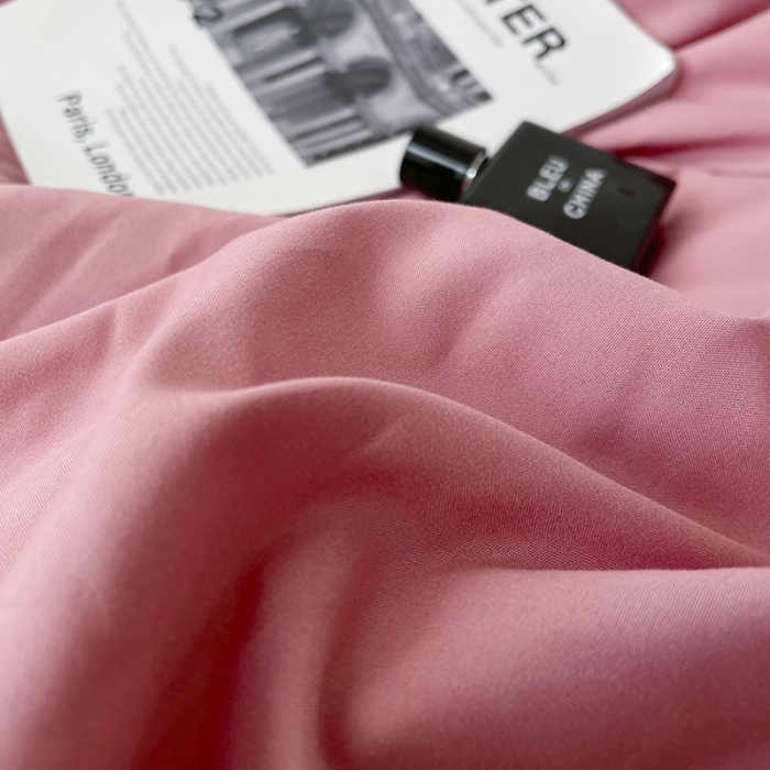 91家纺网 家纺一手货源 找家纺 （总）蓝淋家纺 2023新款双拼水洗棉高级感亲肤四件套/三件套