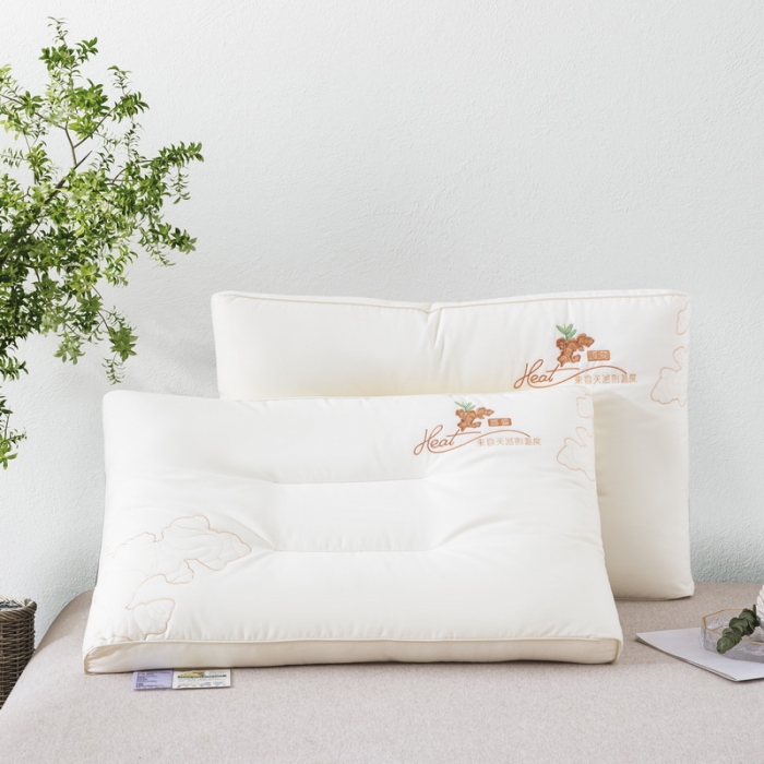 91家纺网 家纺一手货源 找家纺 （总）芯链 2023新款生姜暖绒天然纤维枕头芯