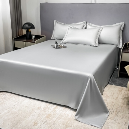 91家纺网 家纺一手货源 找家纺 （总）2024品乐100支长绒棉床单全棉双人床被单