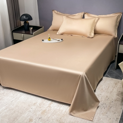 91家纺网 家纺一手货源 找家纺 （总）2024品乐100支长绒棉床单全棉双人床被单