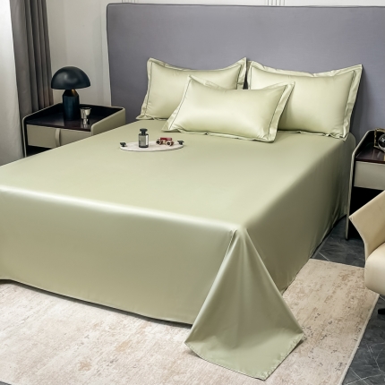 91家纺网 家纺一手货源 找家纺 （总）2024品乐100支长绒棉床单全棉双人床被单