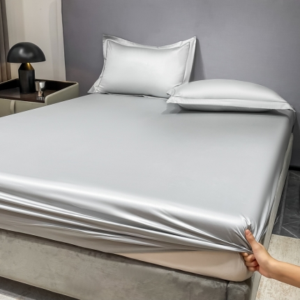 91家纺网 家纺一手货源 找家纺 （总）100支品乐长绒棉床笠 笠高35CM全棉贡缎床垫套