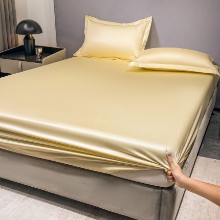 91家纺网 家纺一手货源 找家纺 （总）100支品乐长绒棉床笠 笠高35CM全棉贡缎床垫套