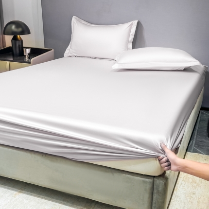 91家纺网 家纺一手货源 找家纺 （总）100支品乐长绒棉床笠 笠高35CM全棉贡缎床垫套