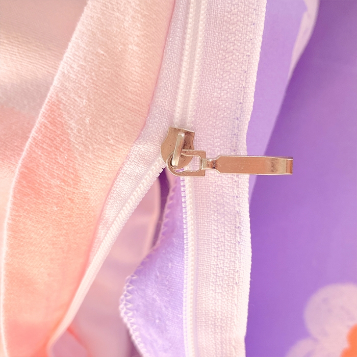 91家纺网 家纺一手货源 找家纺 好亿来  2025新款植物羊绒加厚斜纹磨毛单被套 爱花如韵