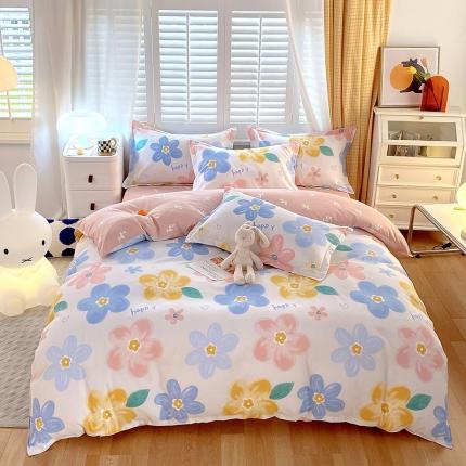 好亿来  2025新款植物羊绒加厚斜纹磨毛单被套 宠爱