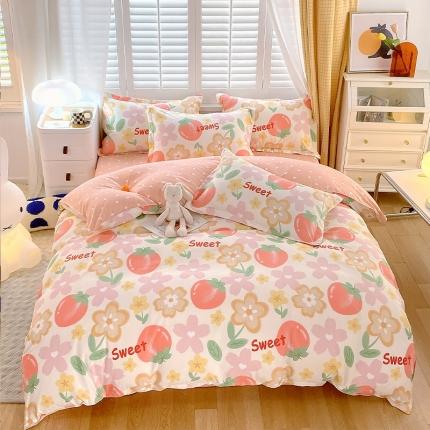 好亿来  2025新款植物羊绒加厚斜纹磨毛单被套 卡布林