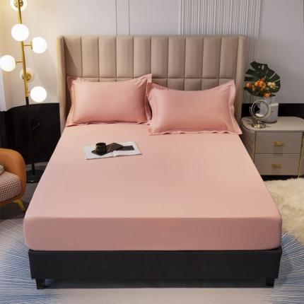 91家纺网 家纺一手货源 找家纺 新款60支13376纯棉纯色四件套系列-单床笠