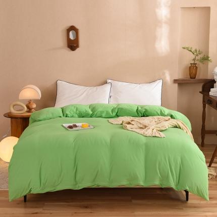 91家纺网 家纺一手货源 找家纺 （总）甜之梦 2025新款针织棉拼色单被套(任何尺寸都可以定制)