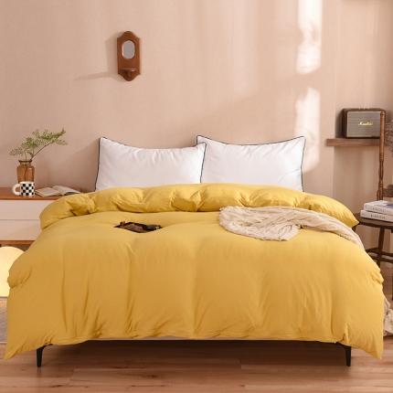 91家纺网 家纺一手货源 找家纺 （总）甜之梦 2025新款针织棉拼色单被套(任何尺寸都可以定制)