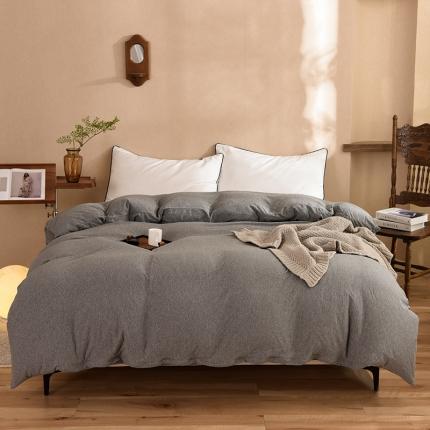 91家纺网 家纺一手货源 找家纺 （总）甜之梦 2025新款针织棉拼色单被套(任何尺寸都可以定制)