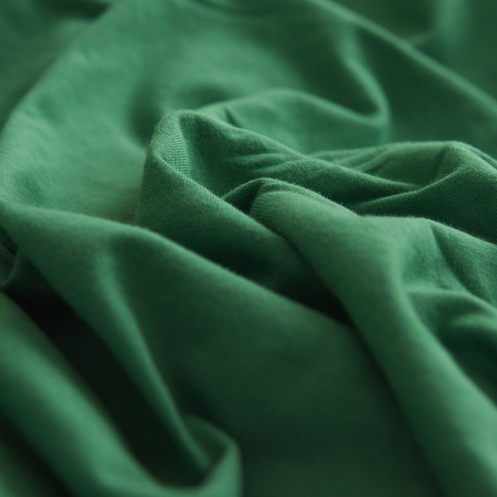 91家纺网 家纺一手货源 找家纺 甜之梦 2025新款针织棉拼色单被套(任何尺寸都可以定制) 草绿+姜黄