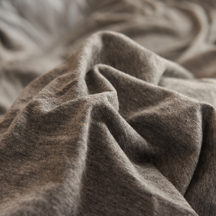 91家纺网 家纺一手货源 找家纺 甜之梦 2025新款针织棉拼色单被套(任何尺寸都可以定制) 雅灰