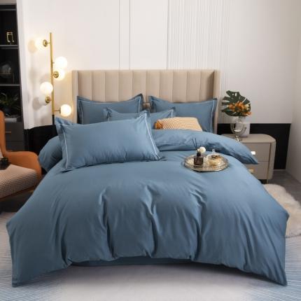 （总）新款60支13376纯棉纯色四件套系列-四件套