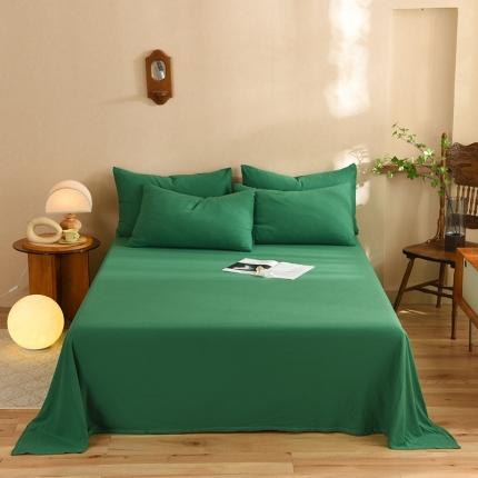 91家纺网 家纺一手货源 找家纺 （总）甜之梦 2025新款针织棉拼色单床单(任何尺寸都可以定制)