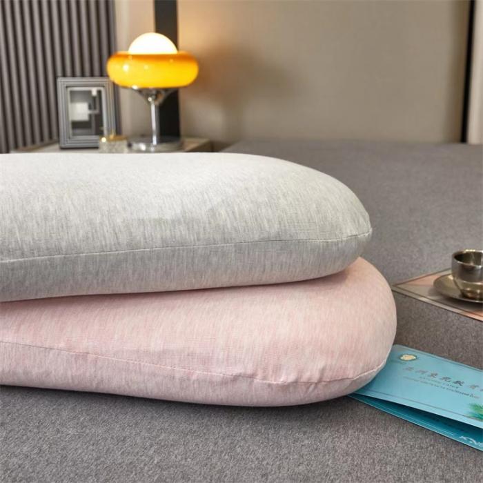 91家纺网 家纺一手货源 找家纺 进口带钢印乳胶枕头天然乳胶枕芯按摩颈椎枕面包枕