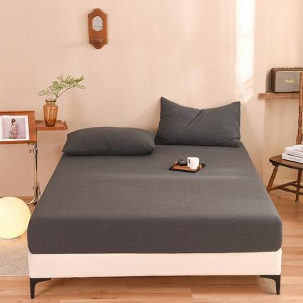 91家纺网 家纺一手货源 找家纺 总 甜之梦2025针织棉拼色单床笠(任何尺寸都可以定制+可接异型缺角）